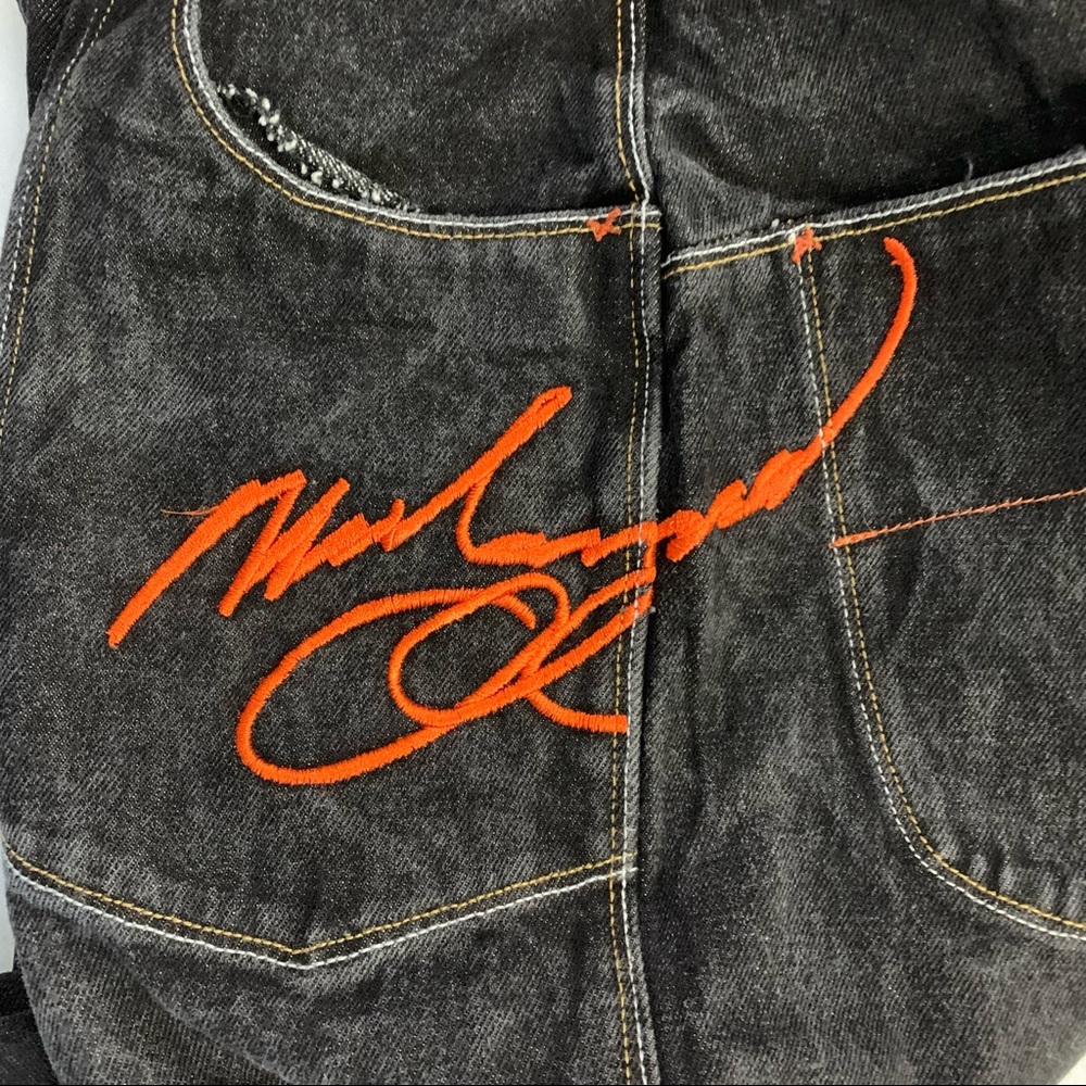 Platinum Fubu Muhammad Ali Limited Edition Boys Jeans 14 Rare Embroidered Patch - Picture 7 of 7